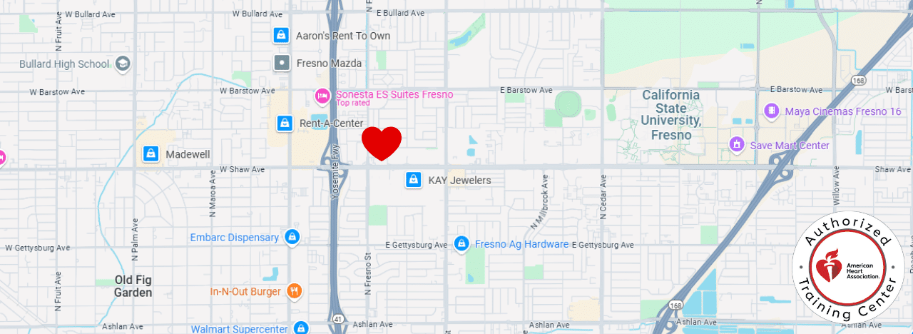 STS Fresno map