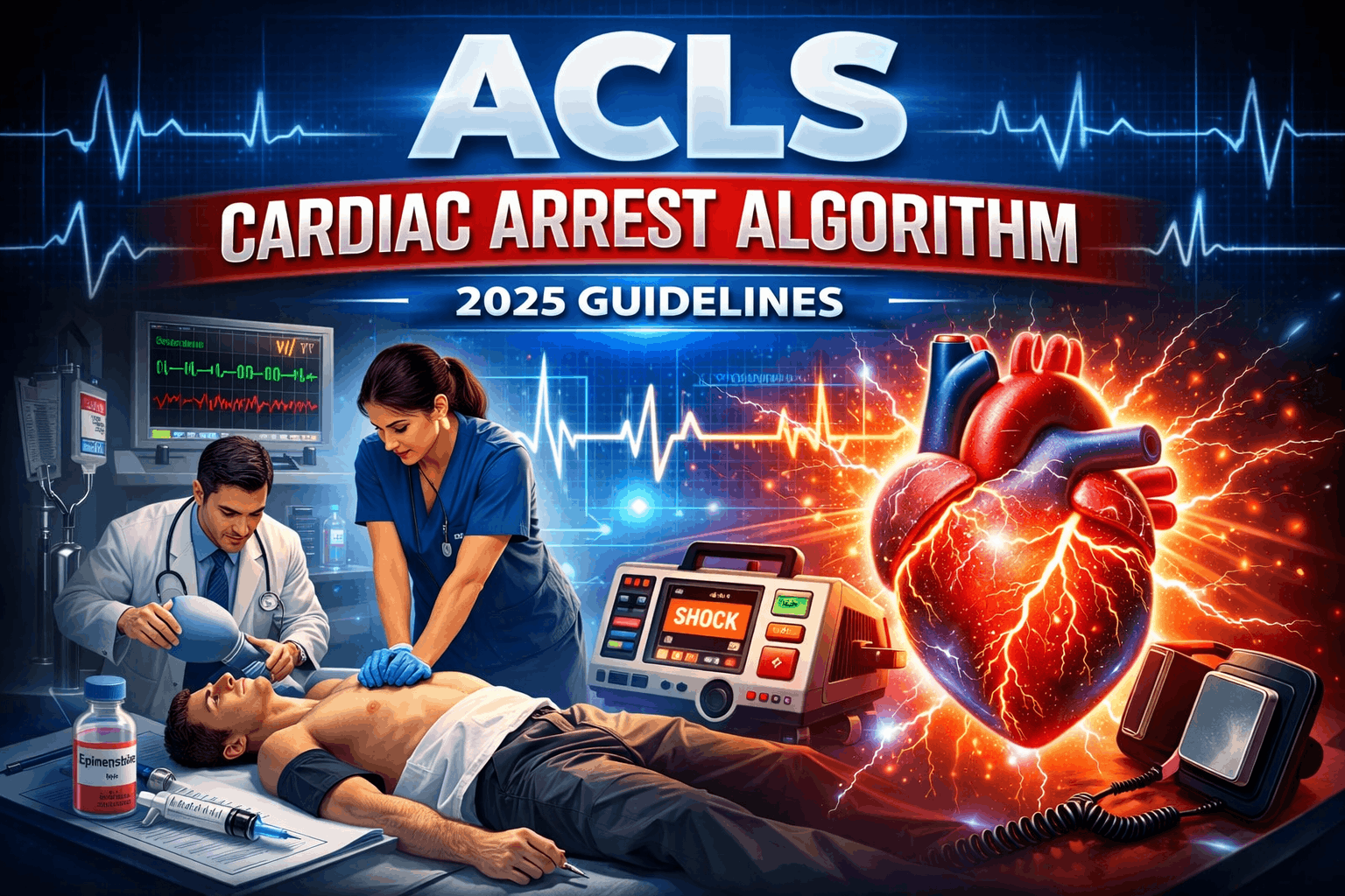 ACLS Cardiac Arrest Algorithm - 2025 Guidelines (1)