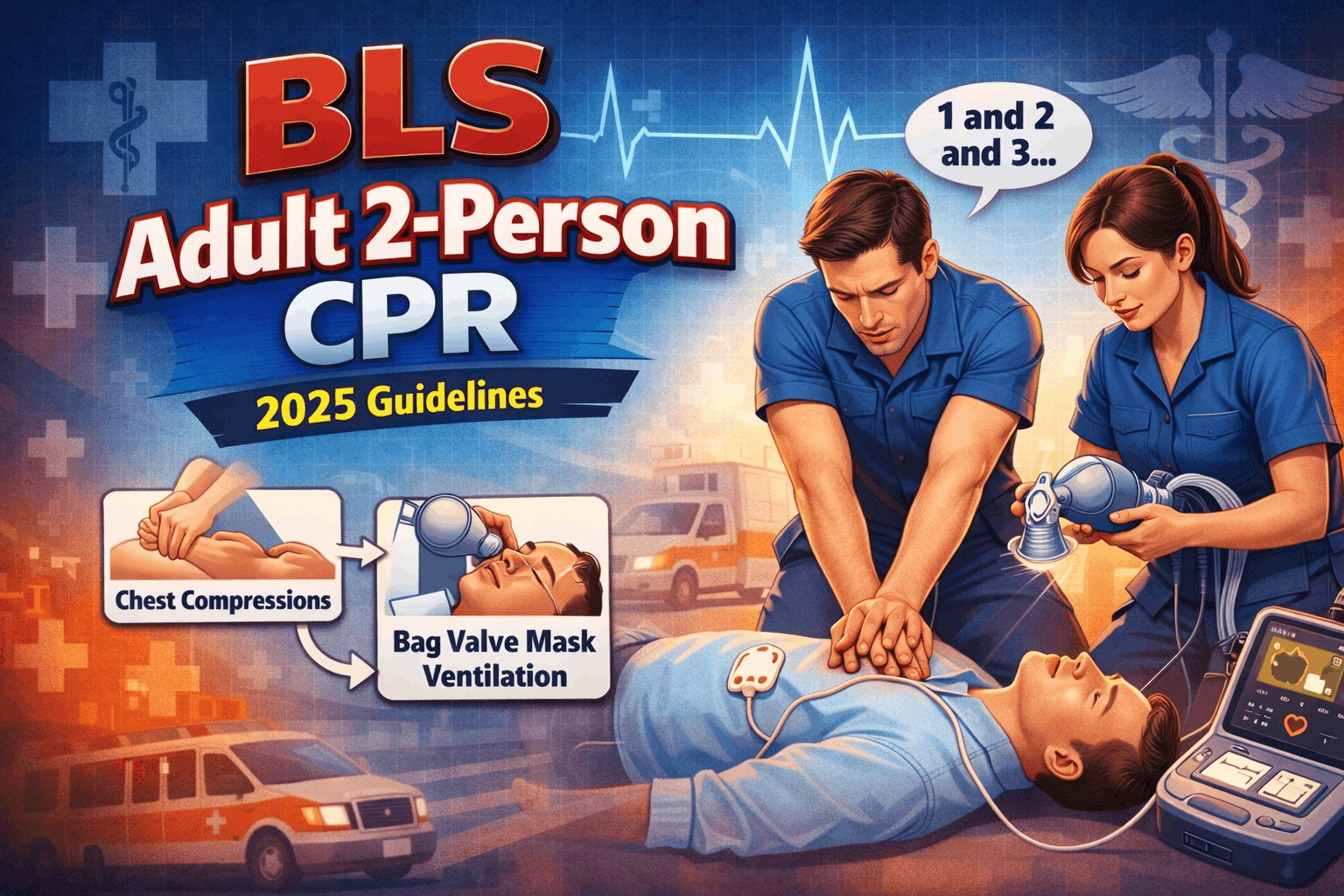 BLS adult CPR in action (1)