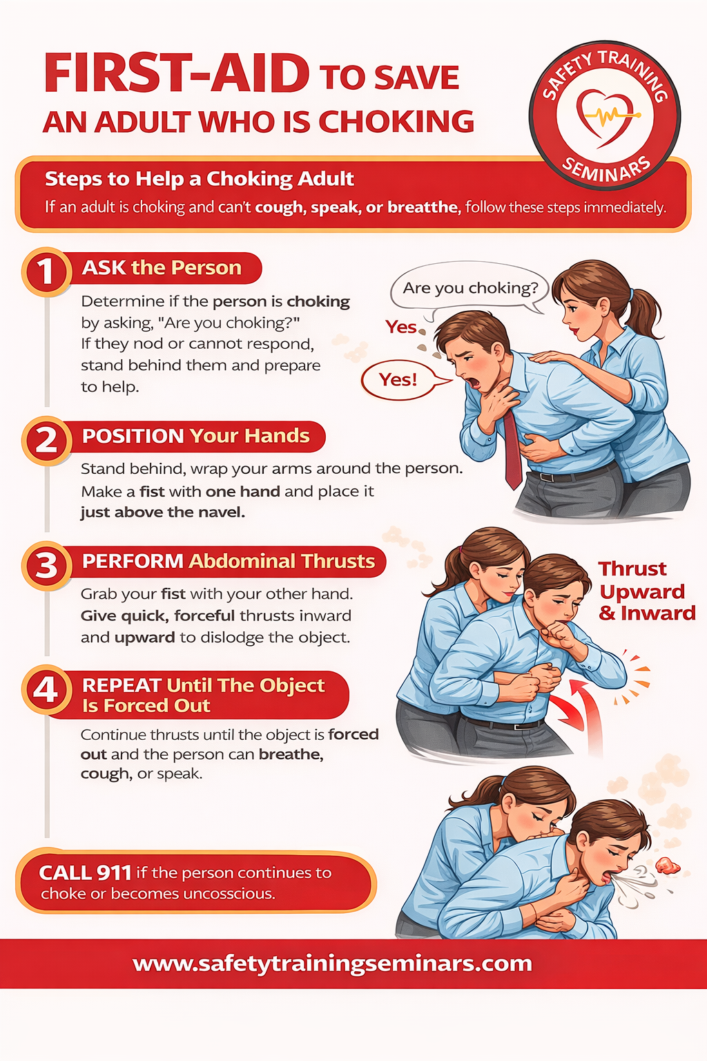 How to Save a Choking Adult in a BLS Class