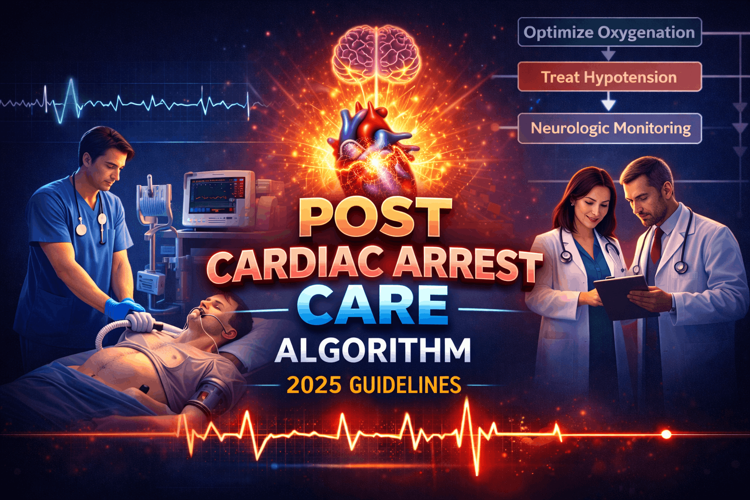 Post Cardiac Arrest Care Algorithm - 2025 Guidelines (1)