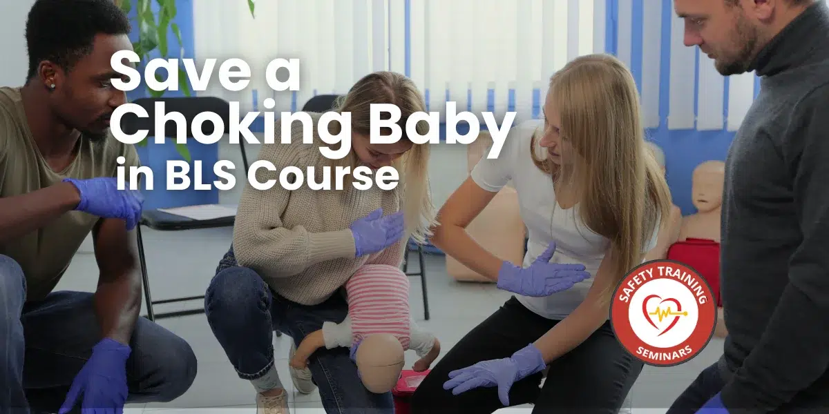Save a choking baby in bls course