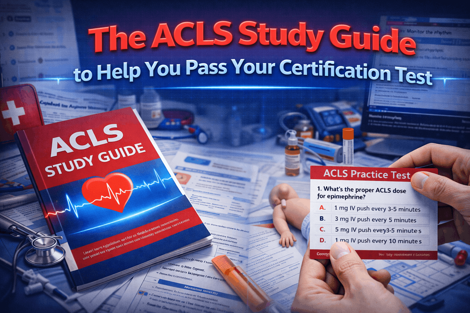 ACLS study guide and practice materials (1)