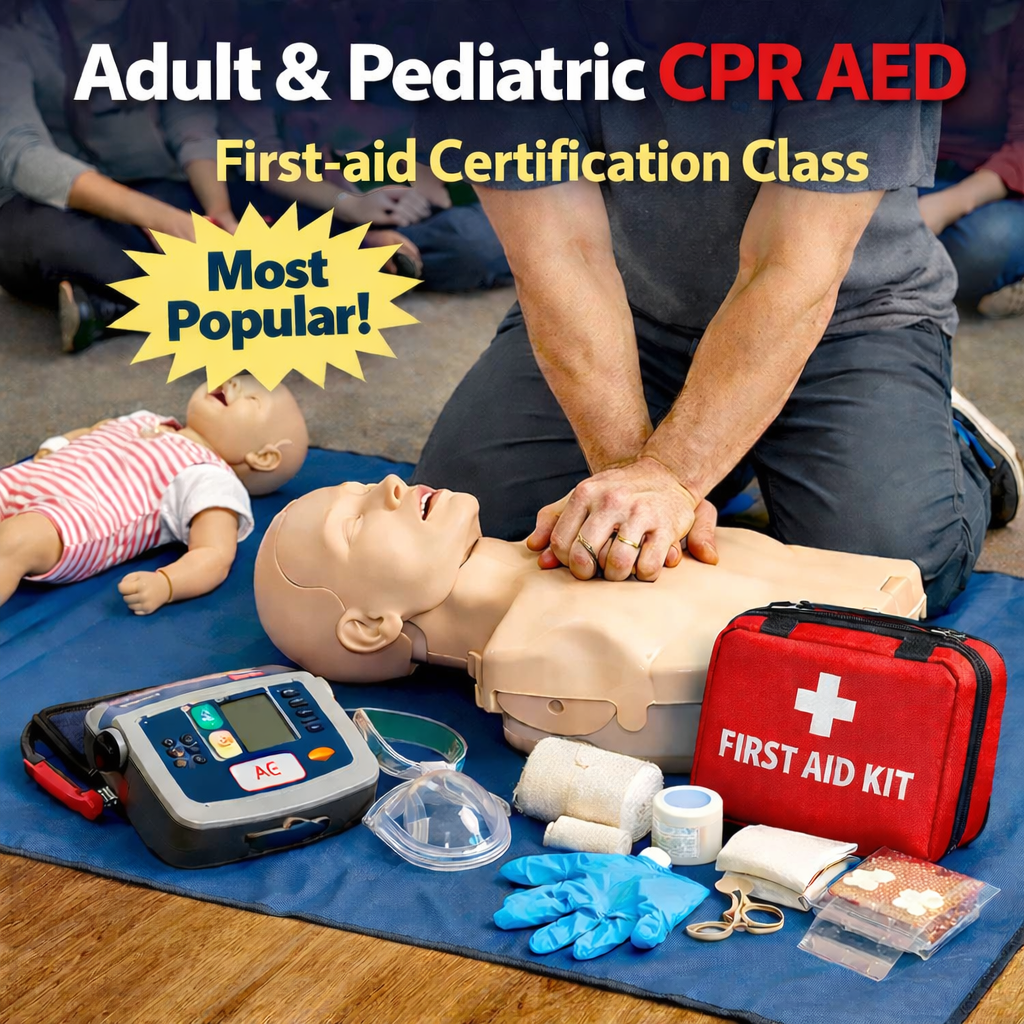 Red Cross CPR and First-aid course
