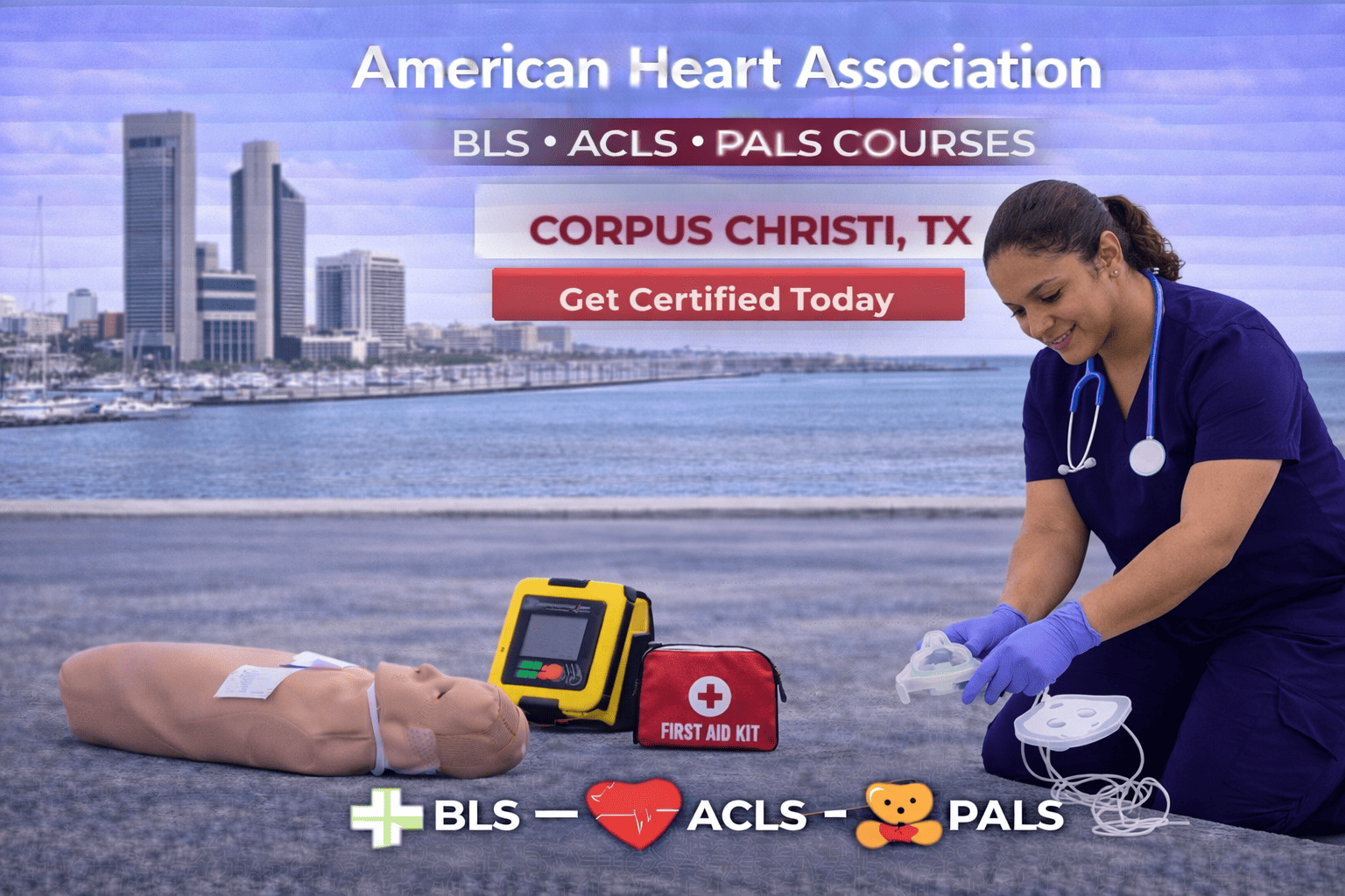 Corpus Christi, TX CPR BLS ACLS PALS Course