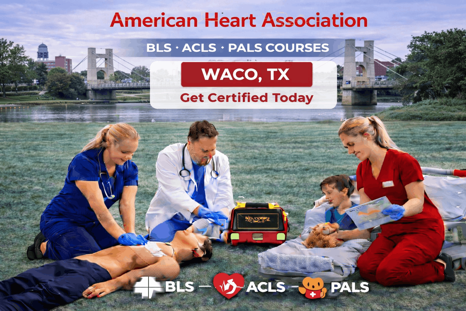 BLS, ACLS, PALS & CPR-First Aid Course in Waco, TX