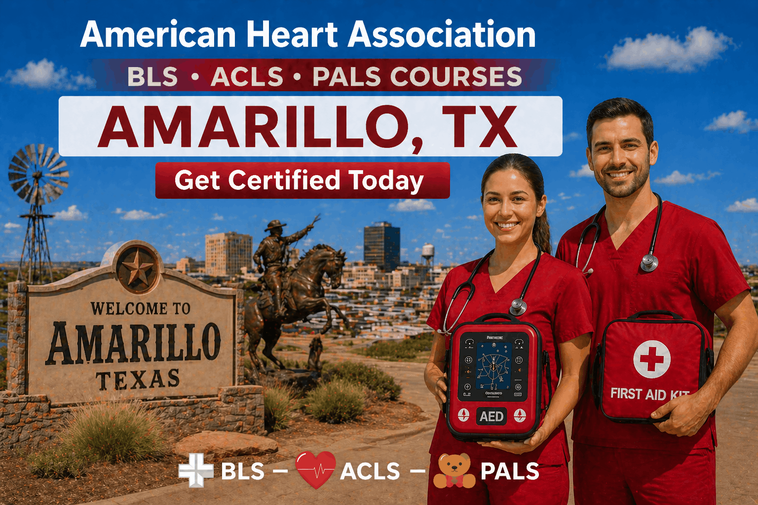 BLS, CPR ACLS & PALS Course in Amarillo, TX