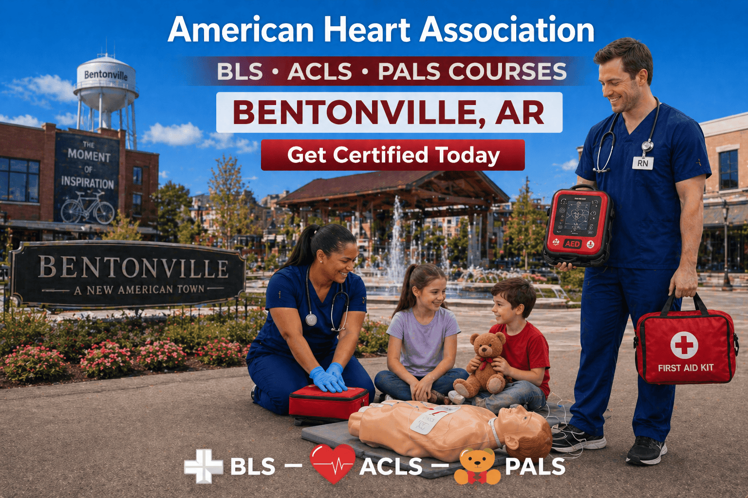 CPR BLS, ACLS & PALS Course in Bentonville, AR