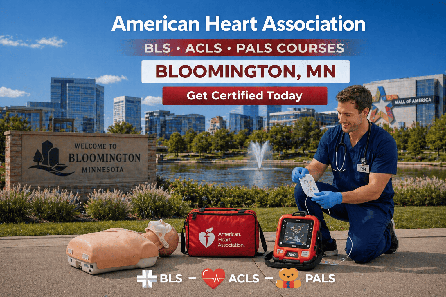 CPR BLS, ACLS & PALS Course in Bloomington, MN
