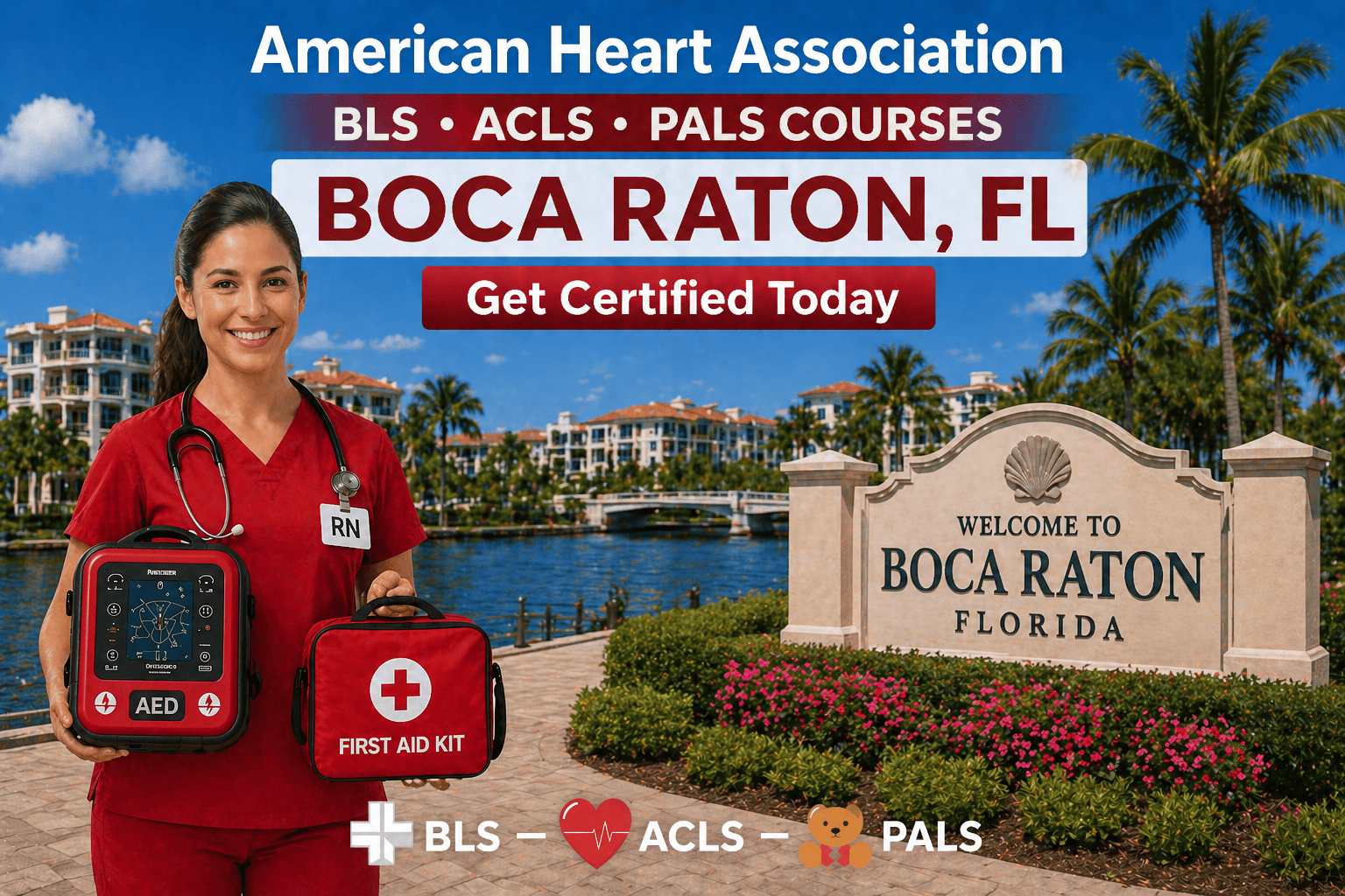 BLS, CPR ACLS & PALS Course in Boca Raton, FL