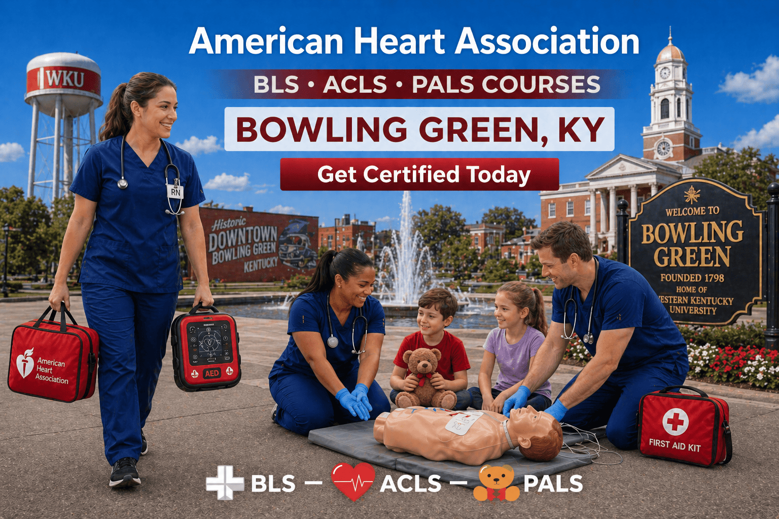 BLS, CPR ACLS & PALS Course in Bowling Green, KY
