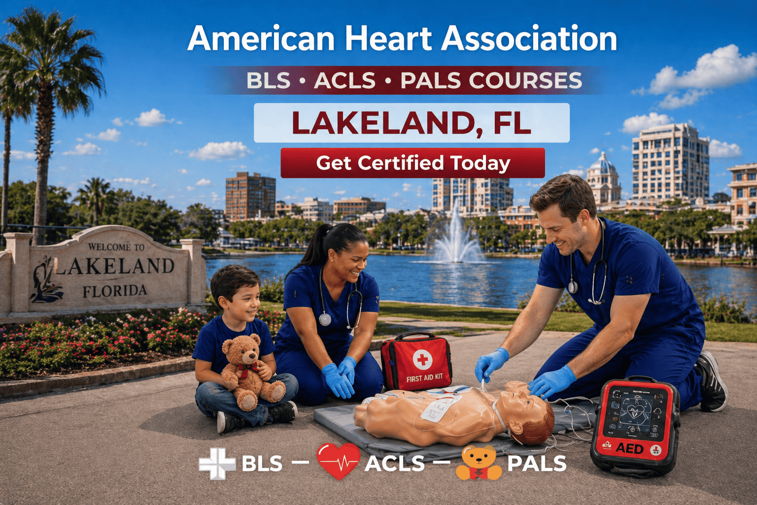 CPR BLS, ACLS & PALS Course in Lakeland, FL