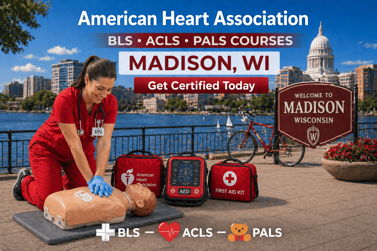 BLS, CPR ACLS & PALS Course in Madison, WI