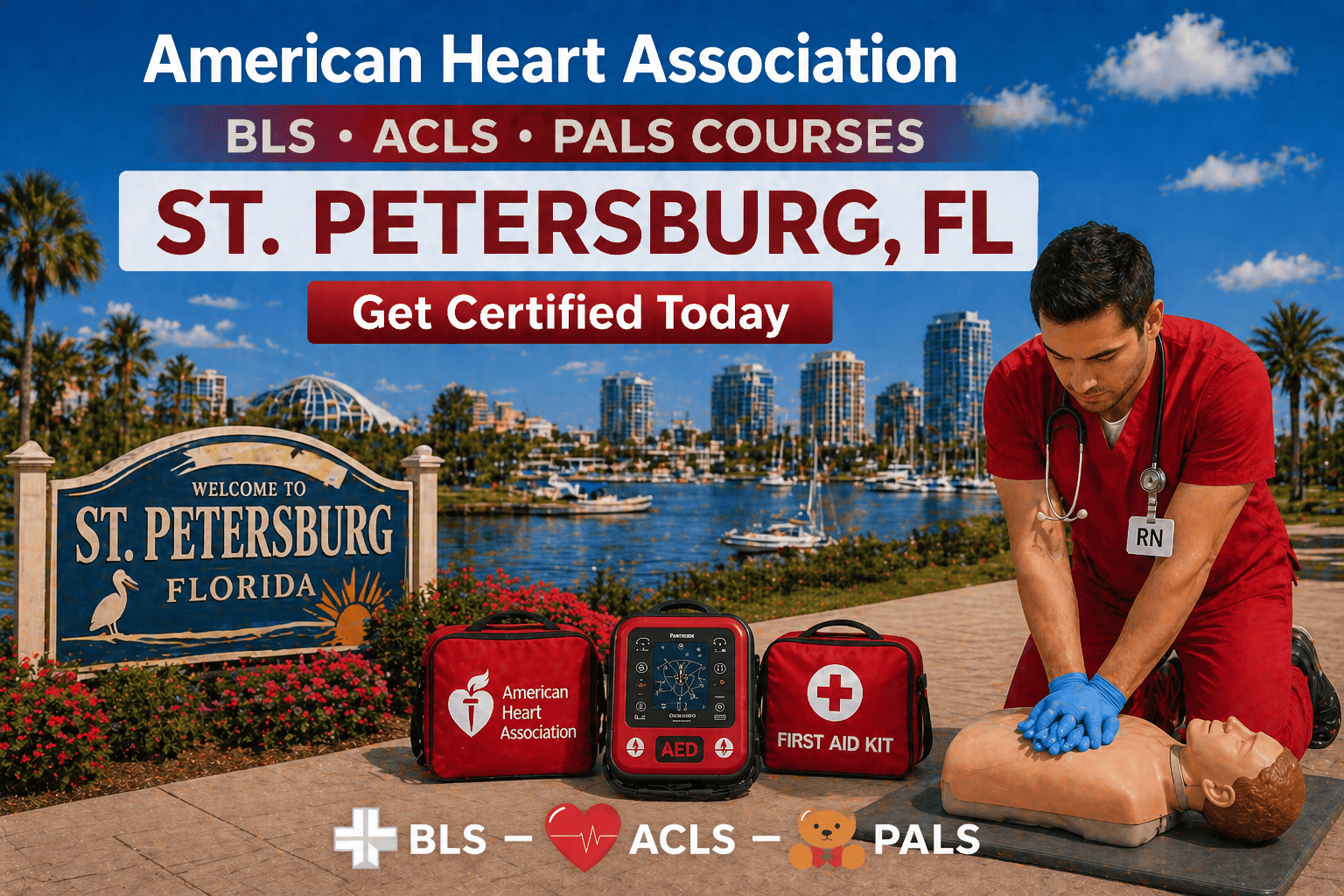 BLS, CPR ACLS & PALS Course in St. Petersburg, FL