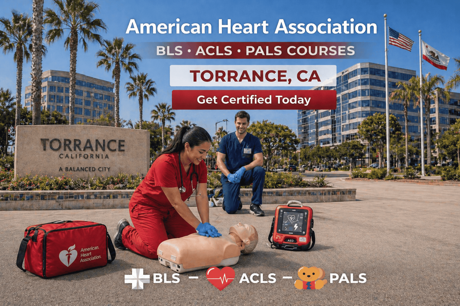 CPR BLS, ACLS & PALS Course in Torrance, CA