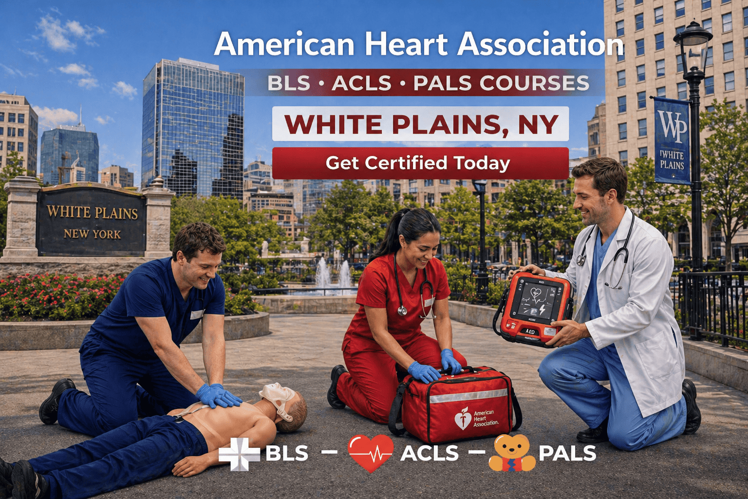 CPR BLS, ACLS & PALS Course in White Plains, NY