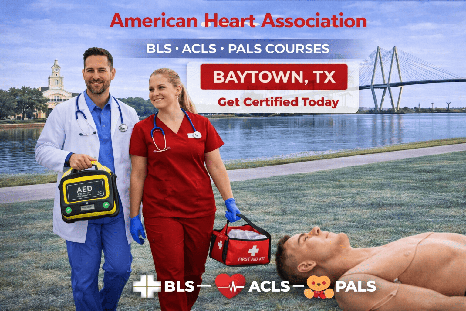 CPR BLS, ACLS & PALS Classes in Baytown, TX