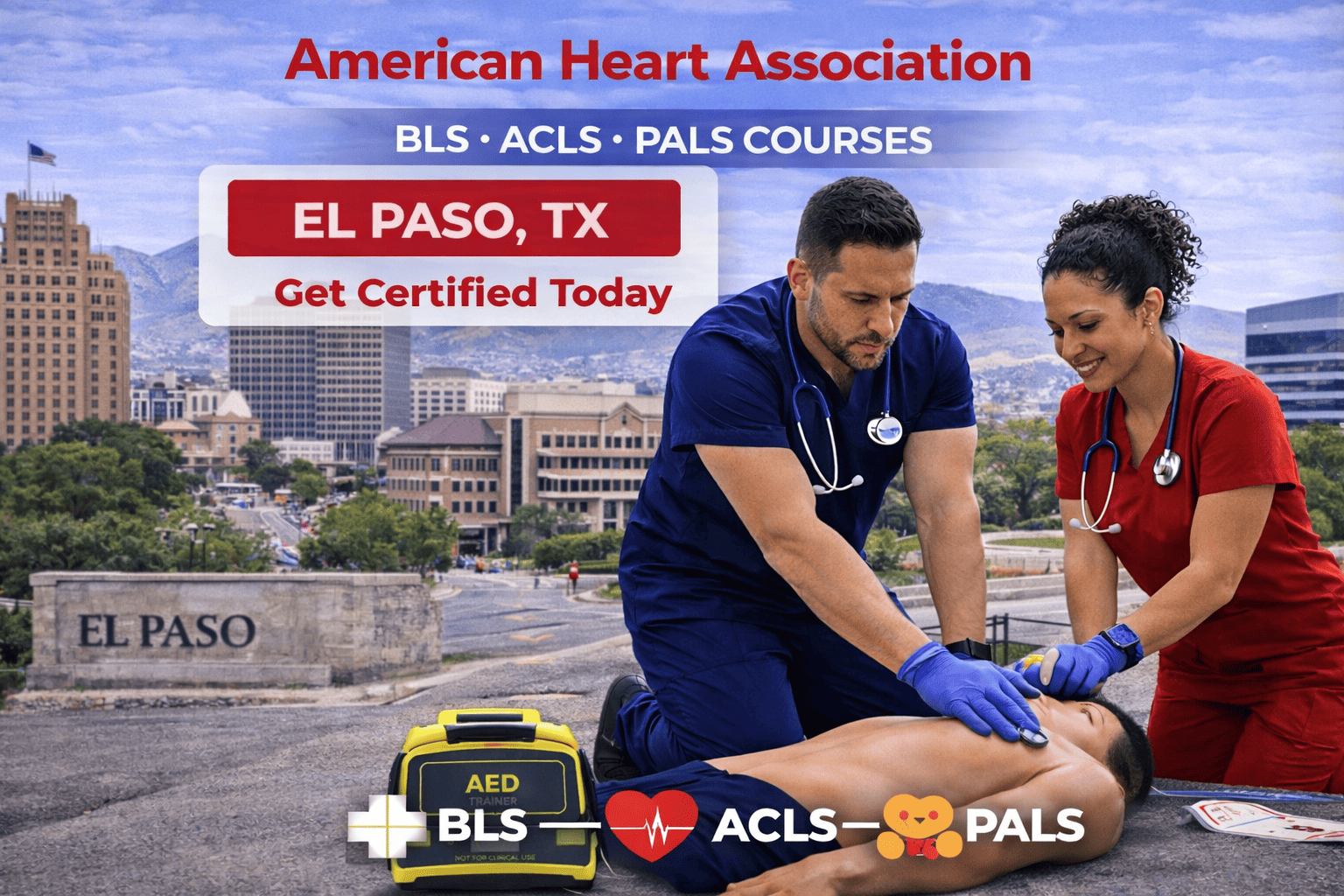 CPR BLS, ACLS & PALS Course in El Paso, TX
