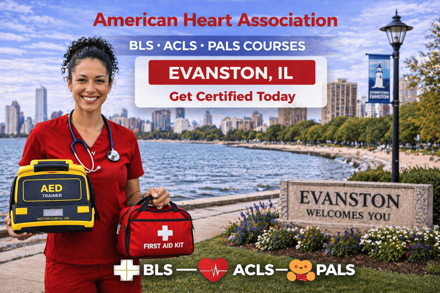 CPR BLS, ACLS & PALS Course in Evanston, IL