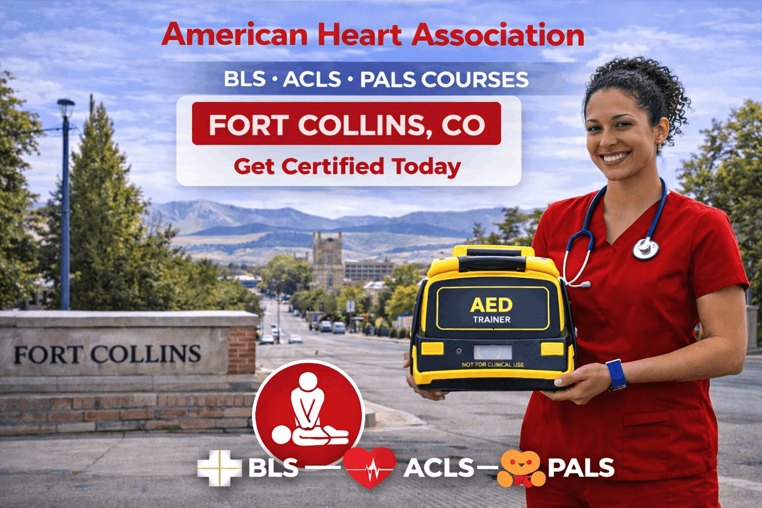 CPR BLS, ACLS & PALS Course in Fort Collins, CO