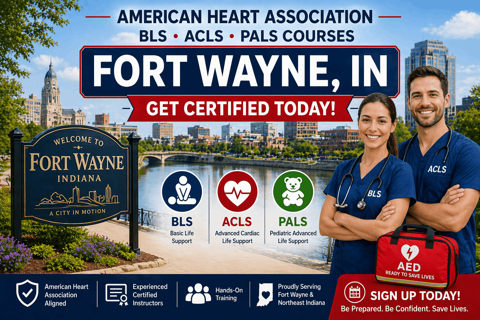CPR BLS, ACLS & PALS Classes in Fort Wayne, IN