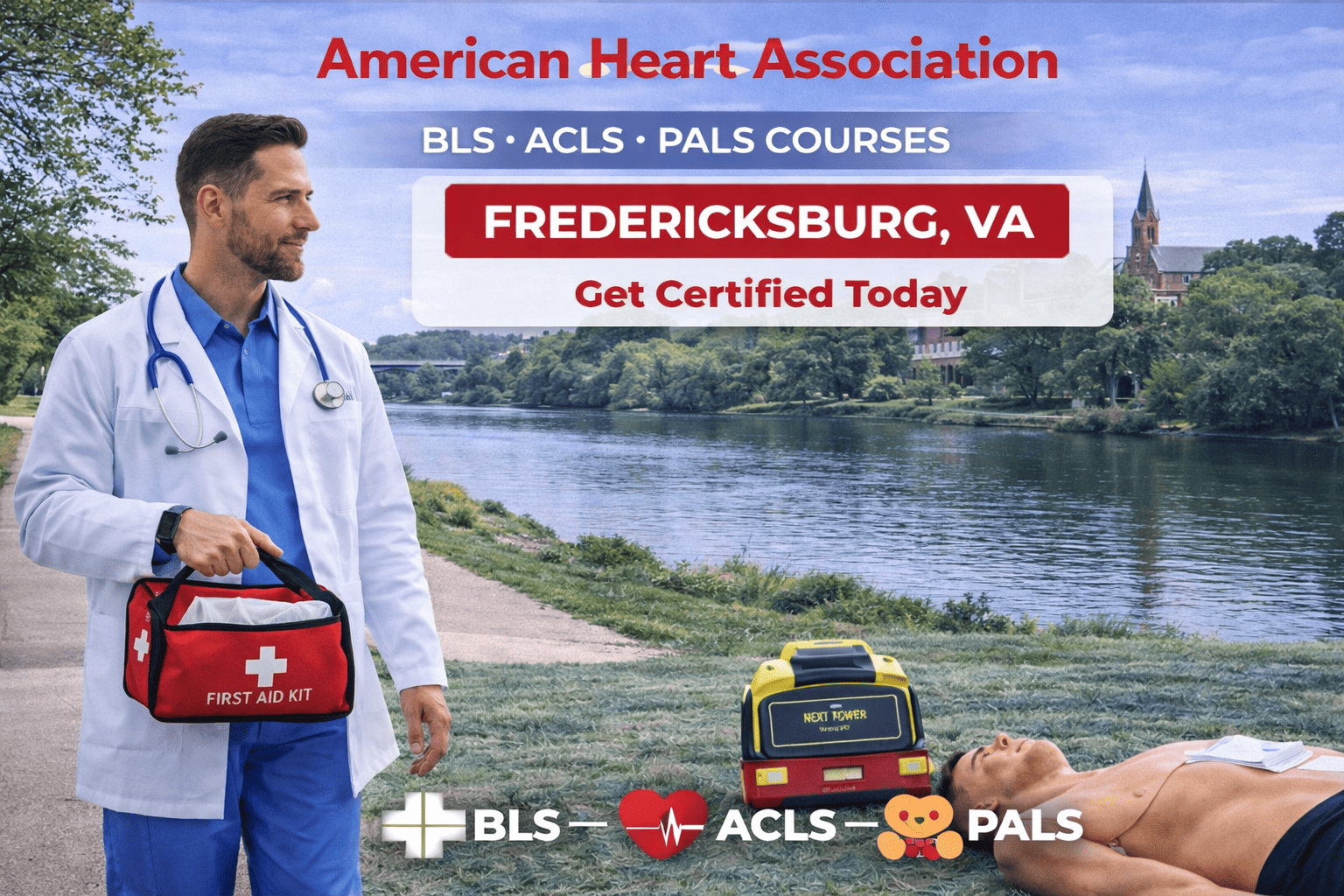 CPR BLS, ACLS & PALS Classes in Fredericksburg, VA