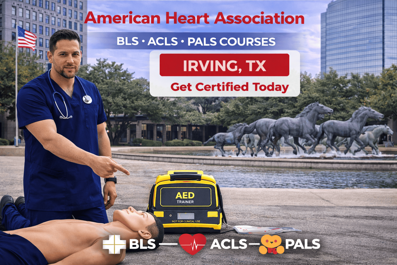 CPR BLS, ACLS & PALS Course in Irving, TX