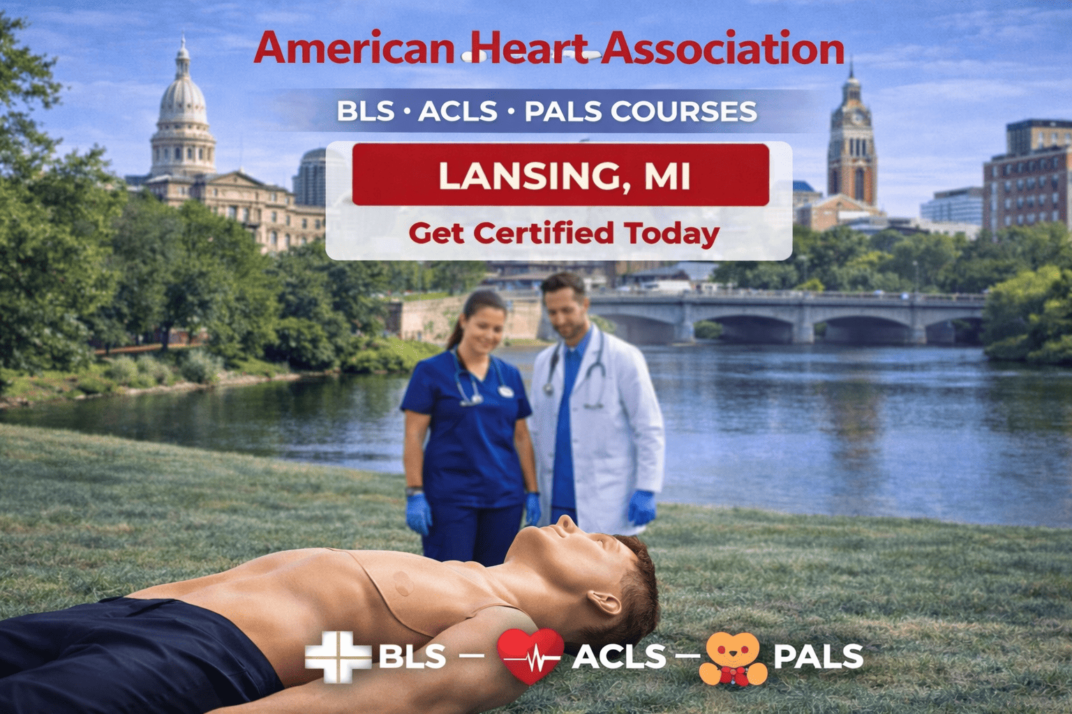 CPR BLS, ACLS & PALS Classes in Lansing, MI