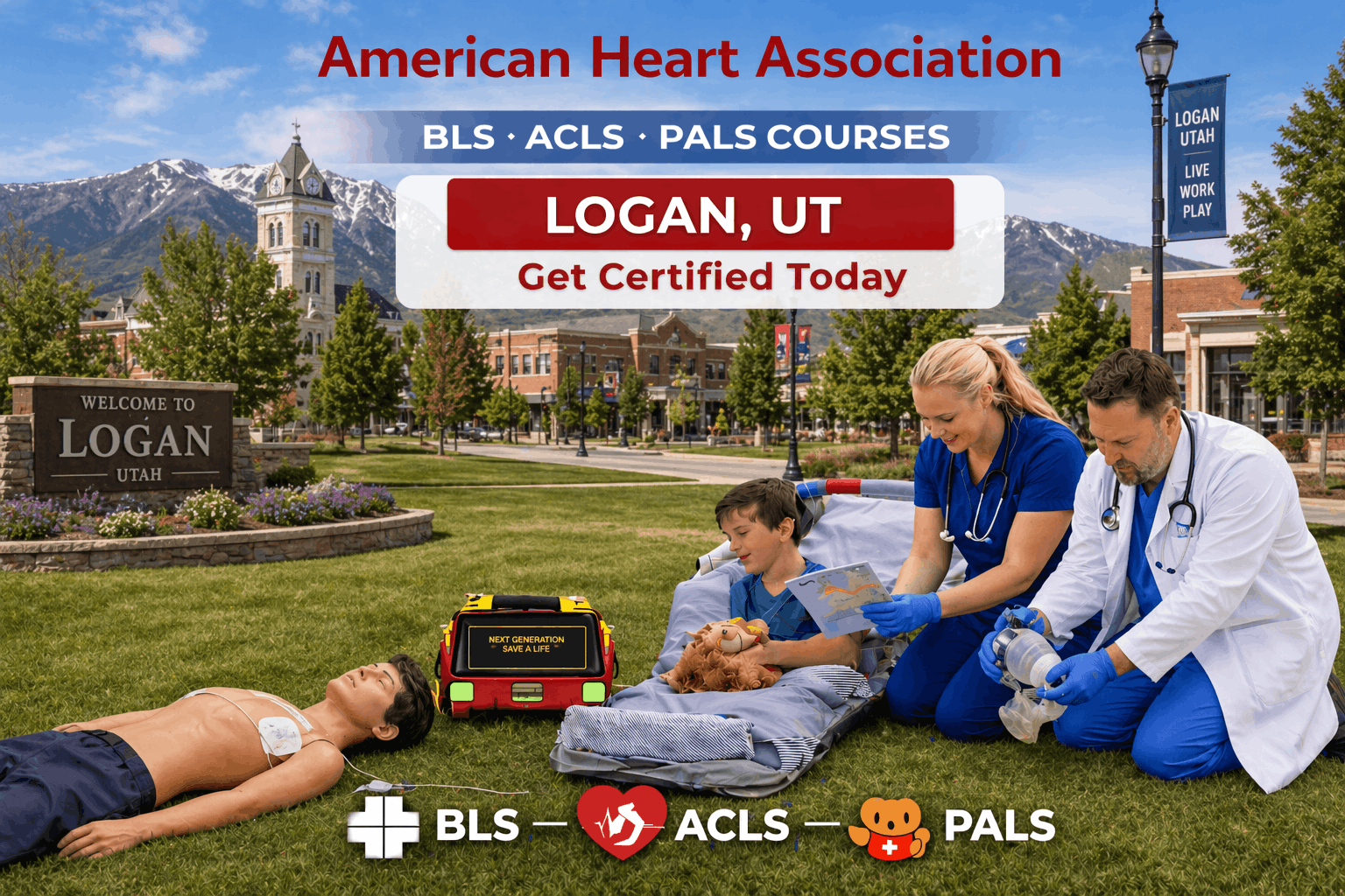 CPR BLS, ACLS & PALS Classes in Logan, UT