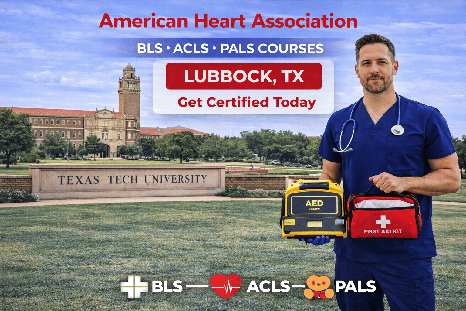 CPR BLS, ACLS & PALS Classes in Lubbock, TX