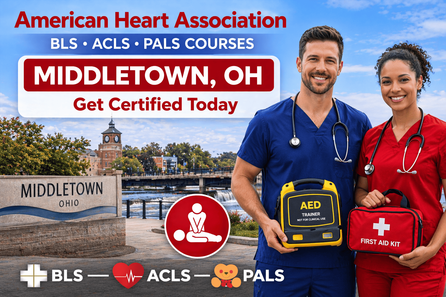 CPR BLS, ACLS & PALS Classes in Middletown, OH
