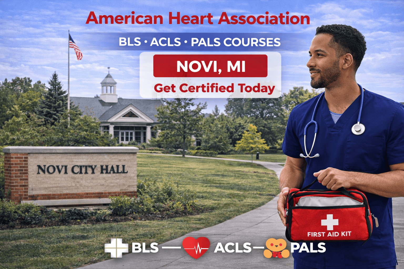 CPR BLS, ACLS & PALS Classes in Novi, MI