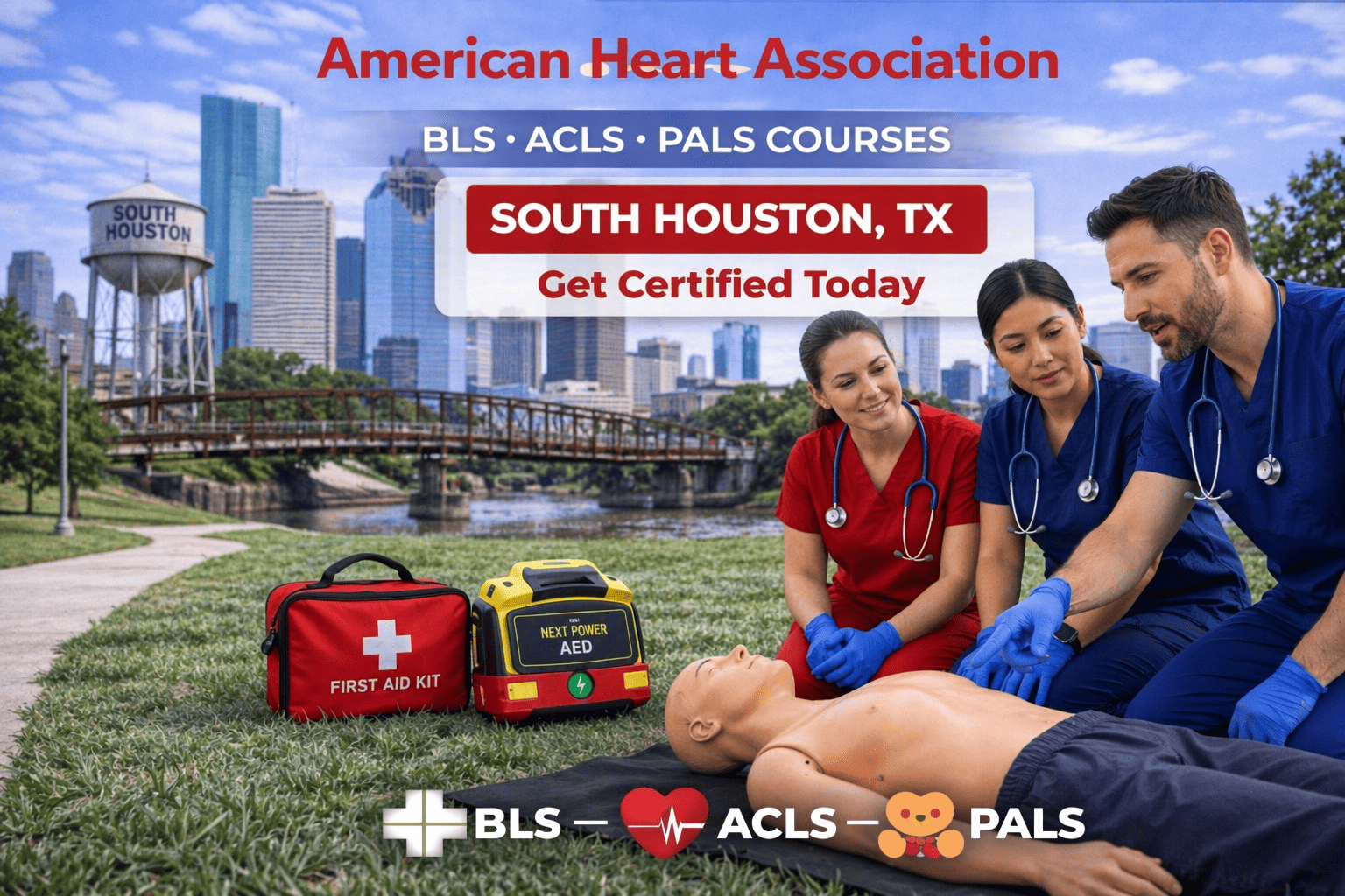 CPR BLS, ACLS & PALS Classes in South Houston, TX