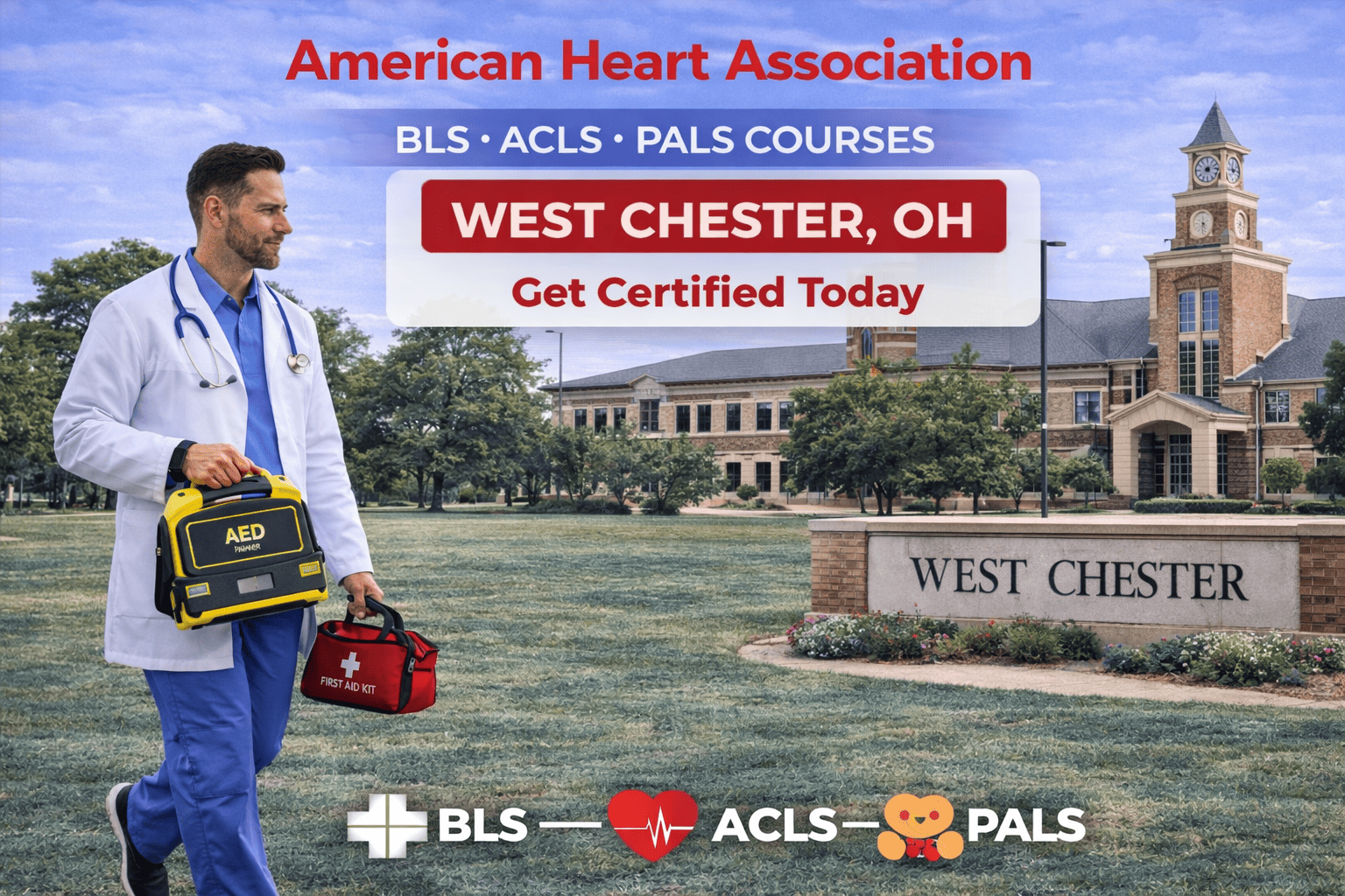 CPR BLS, ACLS & PALS Classes in West Chester, OH