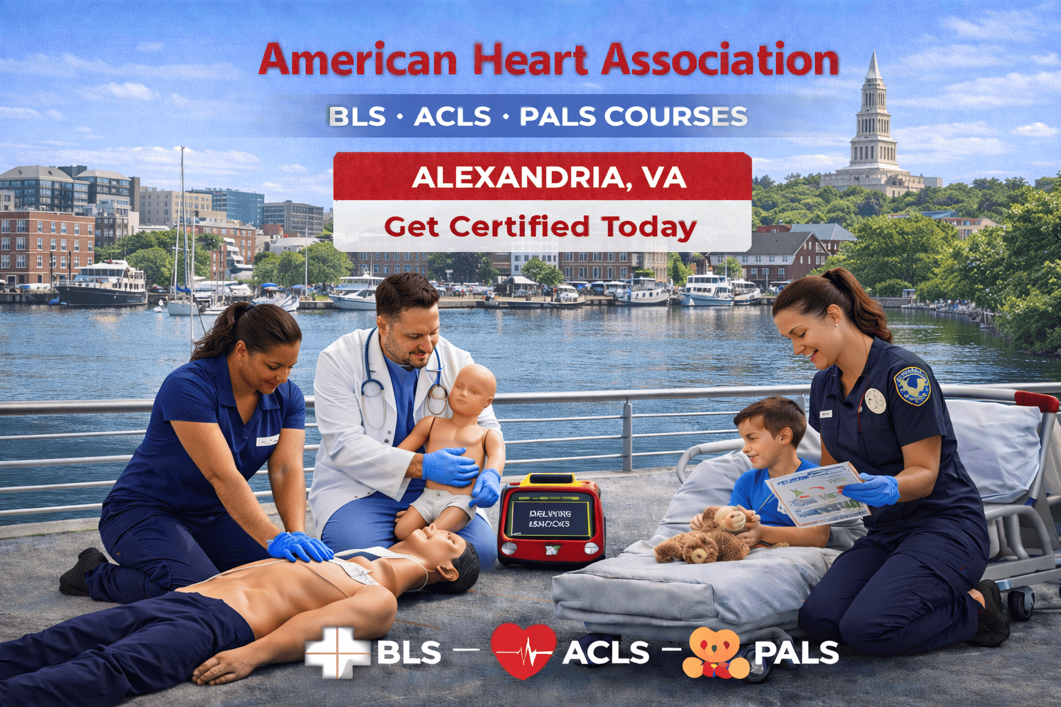 Alexandria, VA CPR BLS ACLS PALS Course