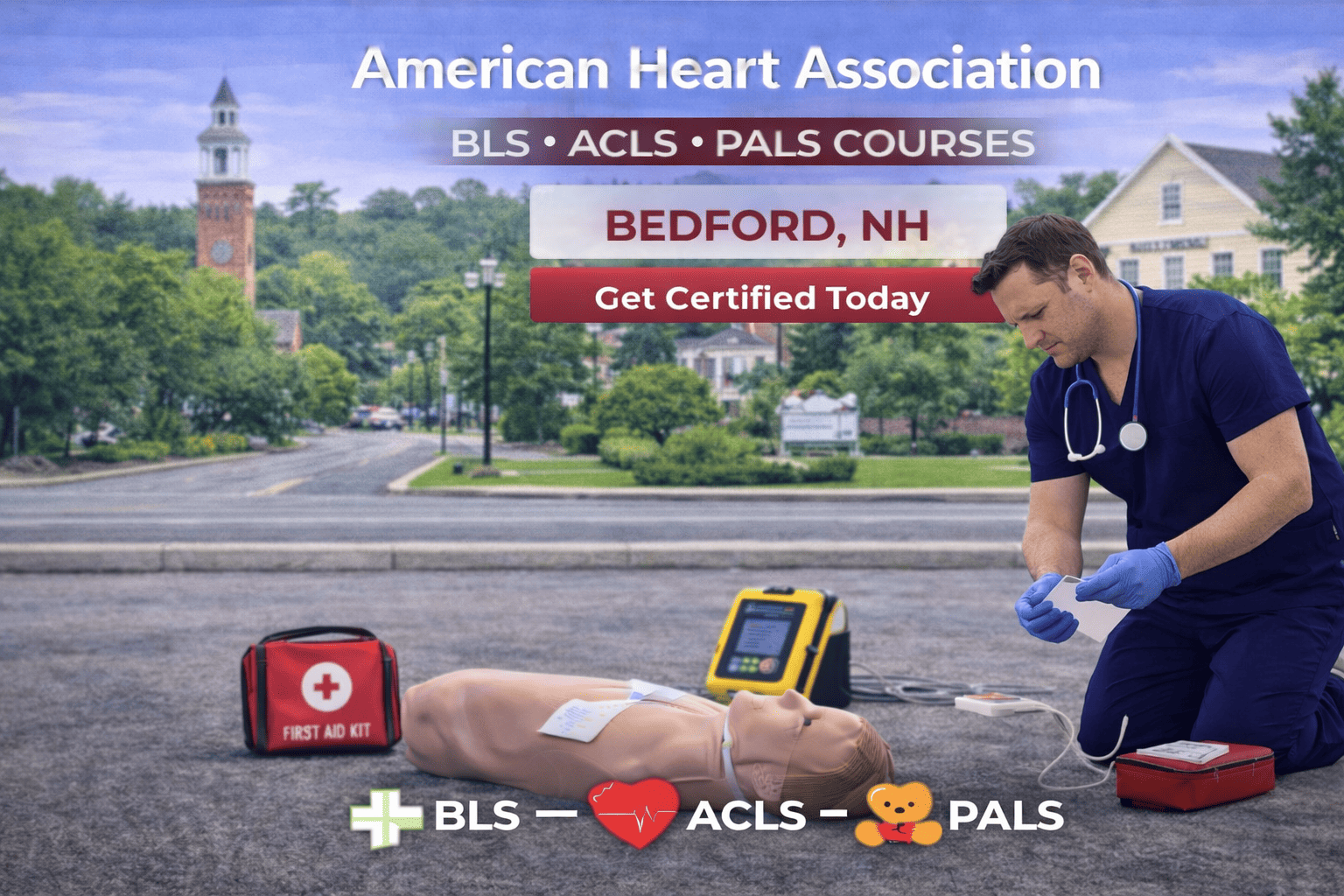Bedford, NH CPR BLS ACLS PALS Course