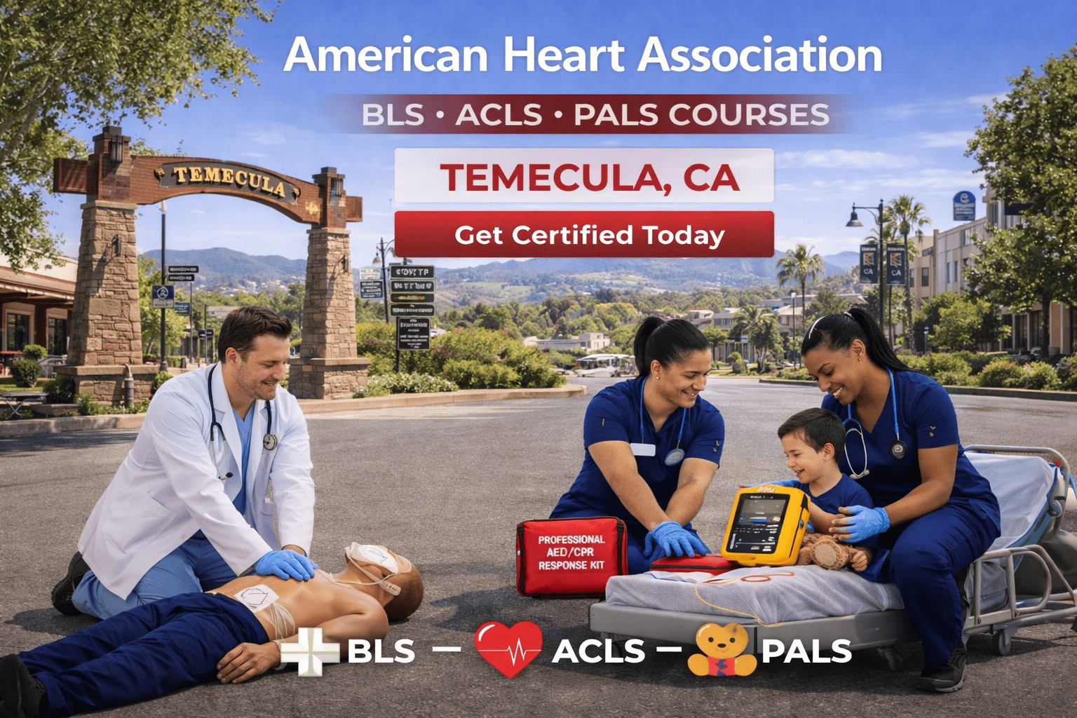 CPR and PALS training in Temecula