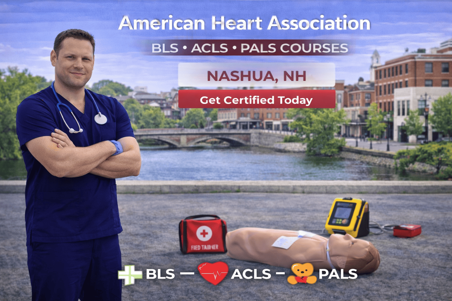 Nashua, NH CPR BLS ACLS PALS Course
