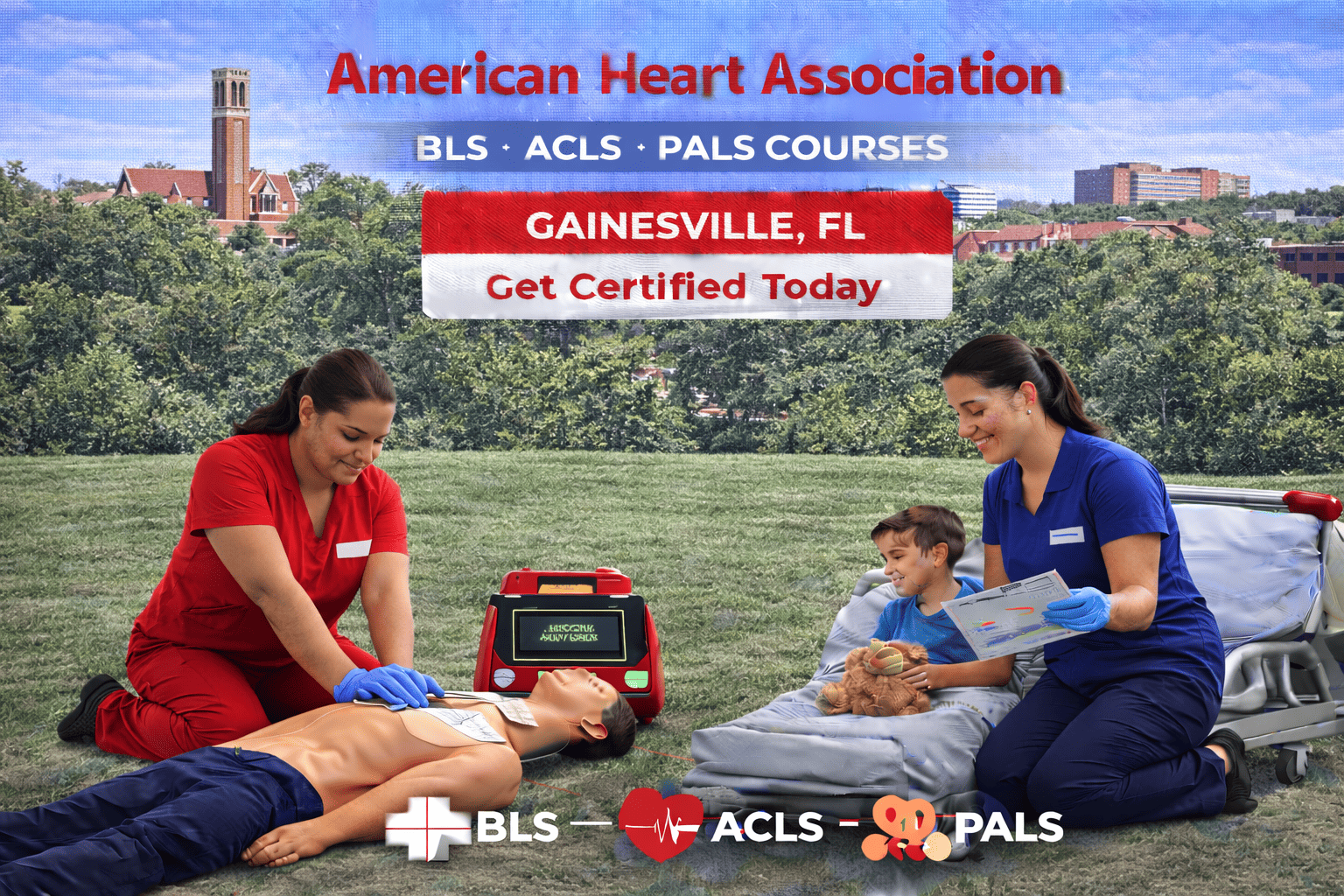 Gainesville, FL CPR BLS ACLS PALS Course