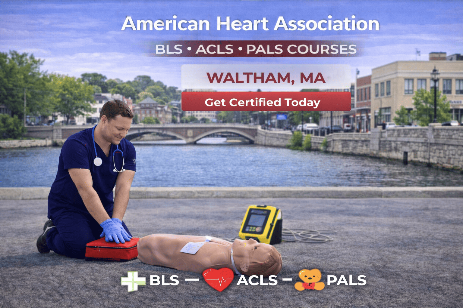 Waltham, MA CPR BLS ACLS PALS Course