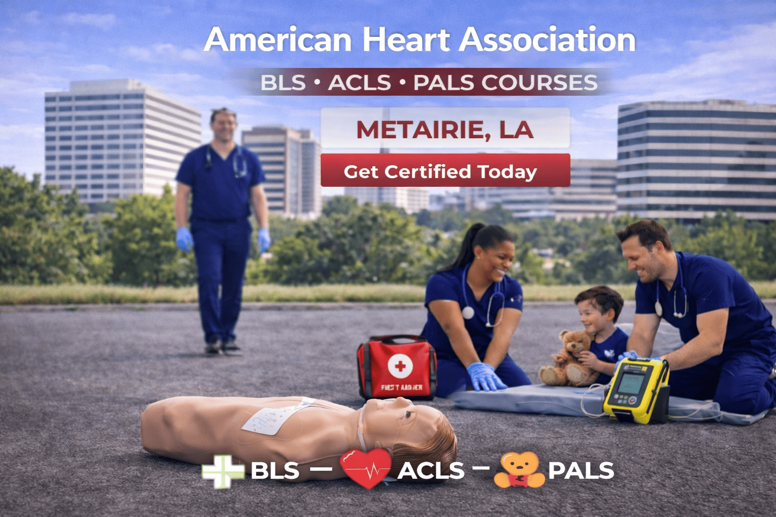 Metairie, LA CPR BLS ACLS PALS Course