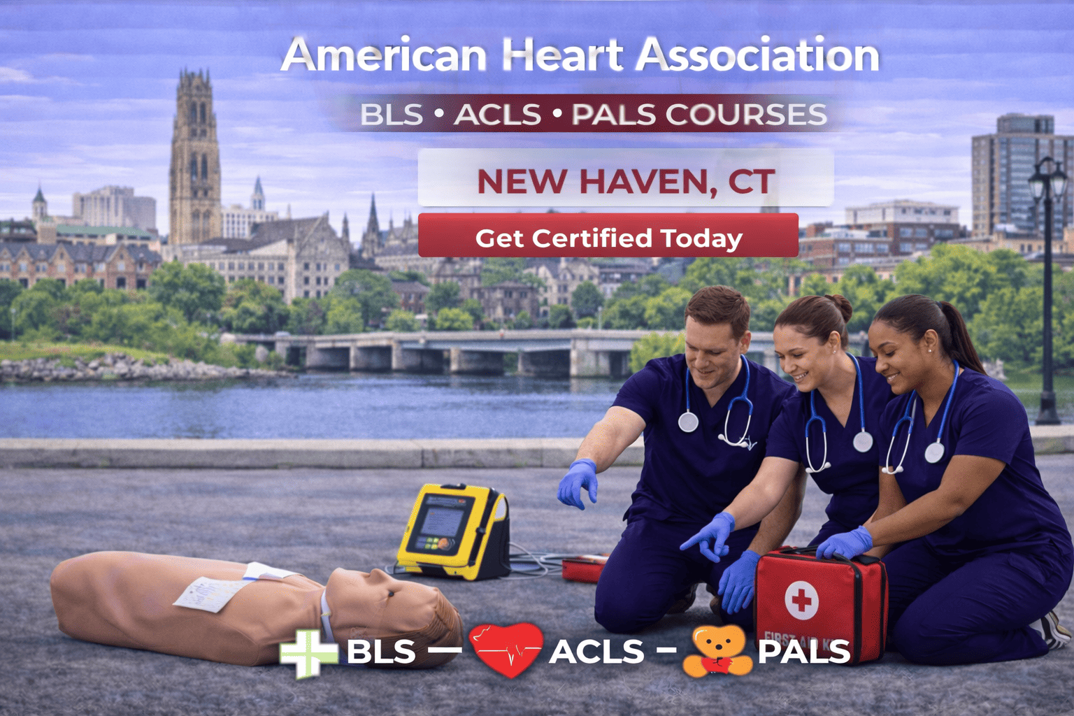 BLS CPR, ACLS & PALS Course in New Haven, CT