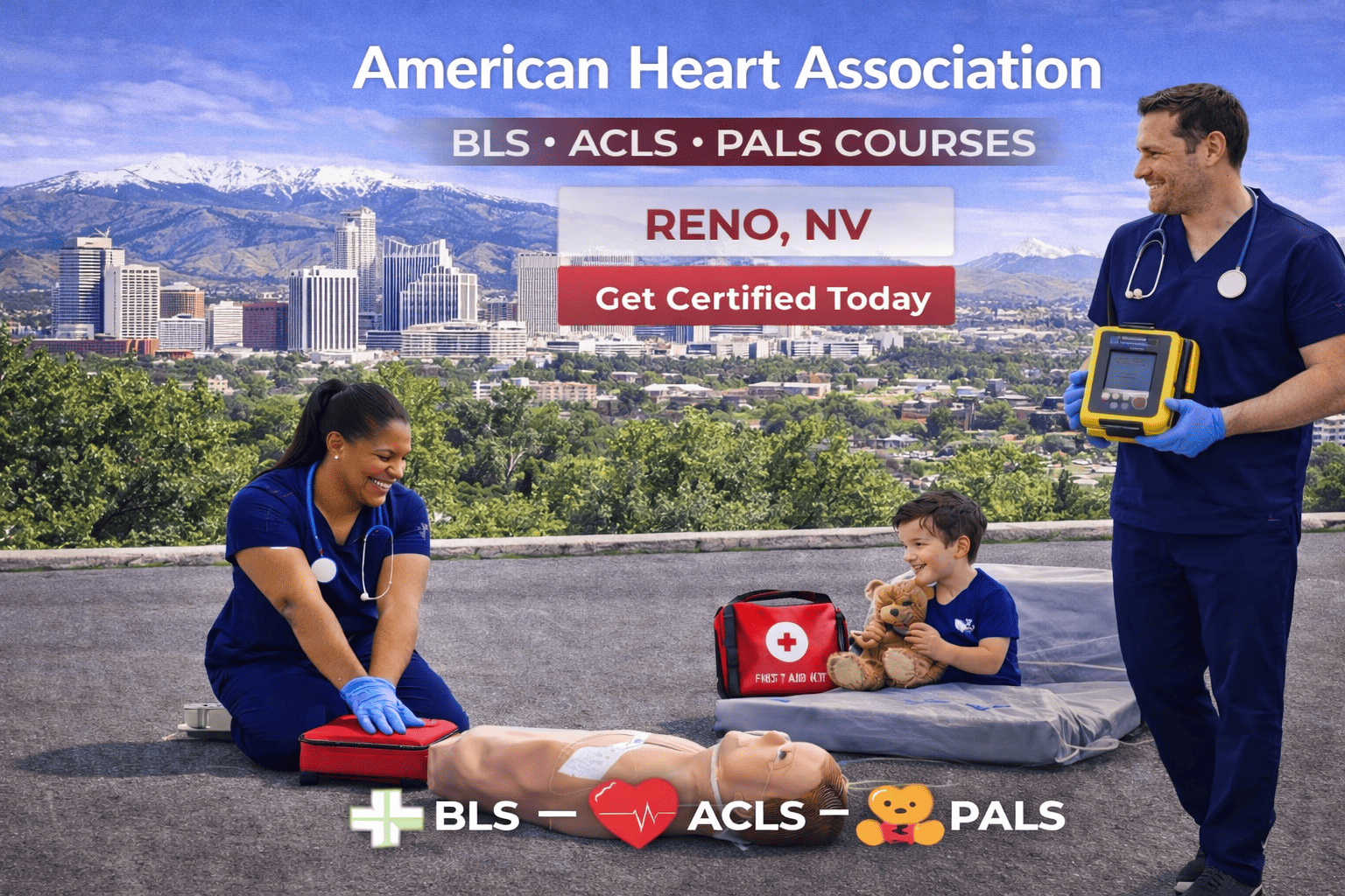 Reno, NV CPR BLS ACLS PALS Course