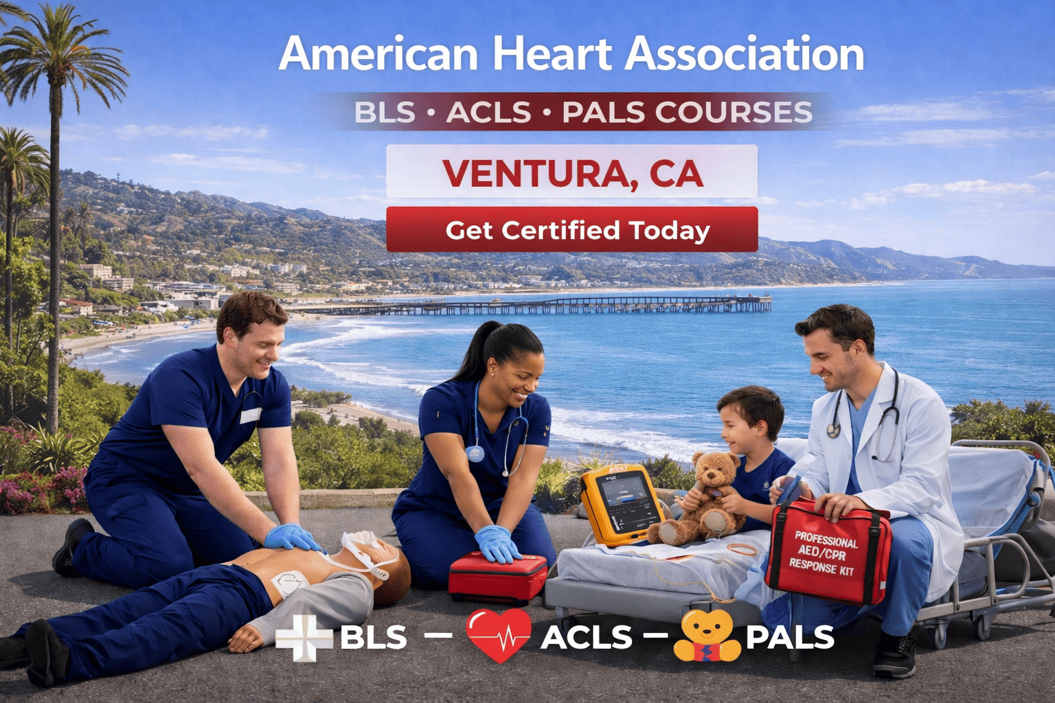 CPR training in Ventura with professionals