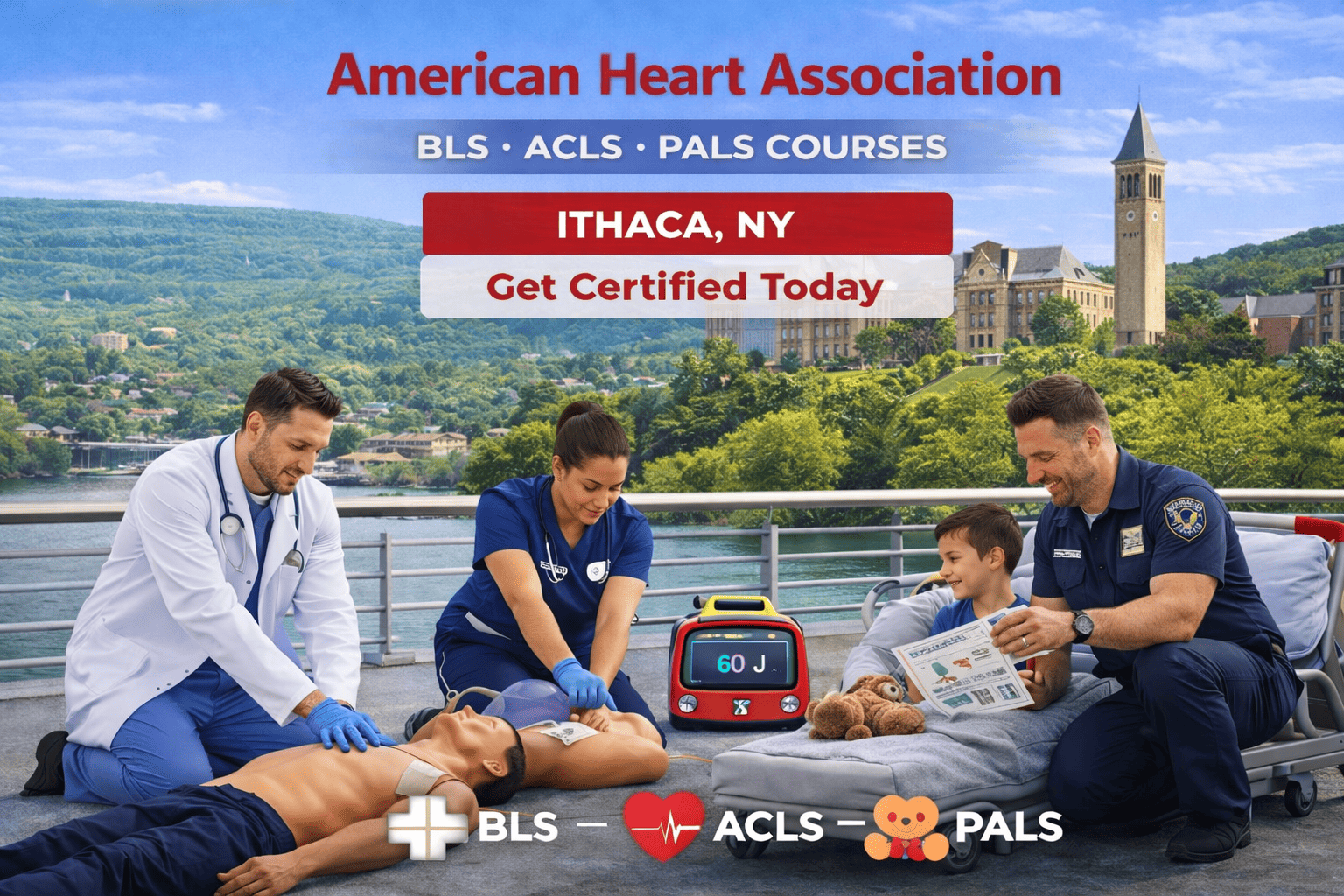 Ithaca, NY CPR BLS ACLS PALS Course