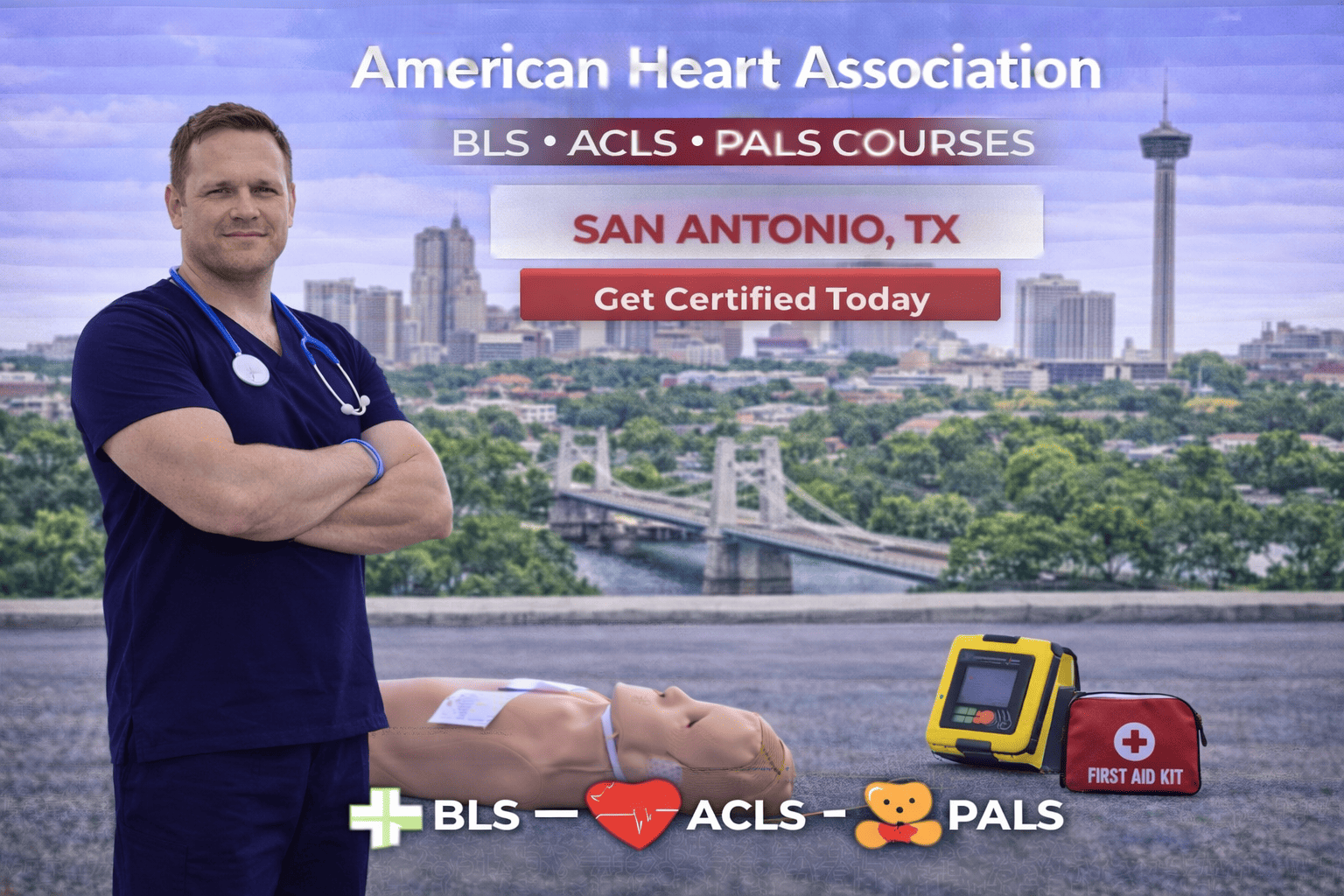 Get certified in San Antonio, TX