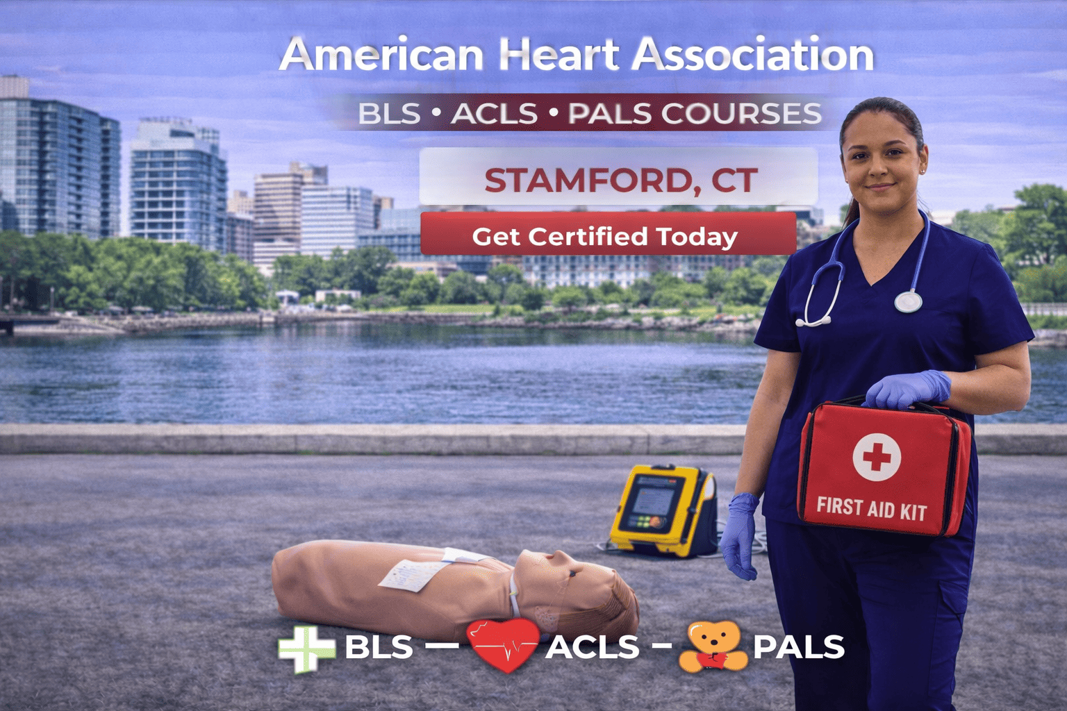 BLS CPR, ACLS & PALS Course in Stamford, CT