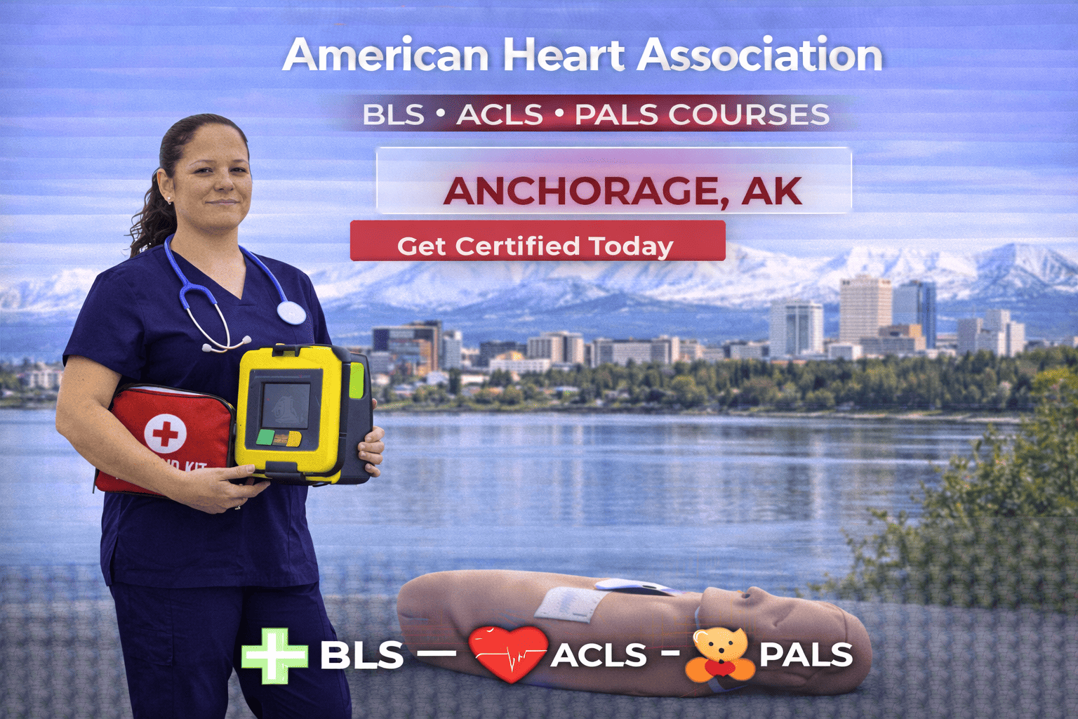 BLS, ACLS, PALS & CPR-First Aid Course in Anchorage, AK