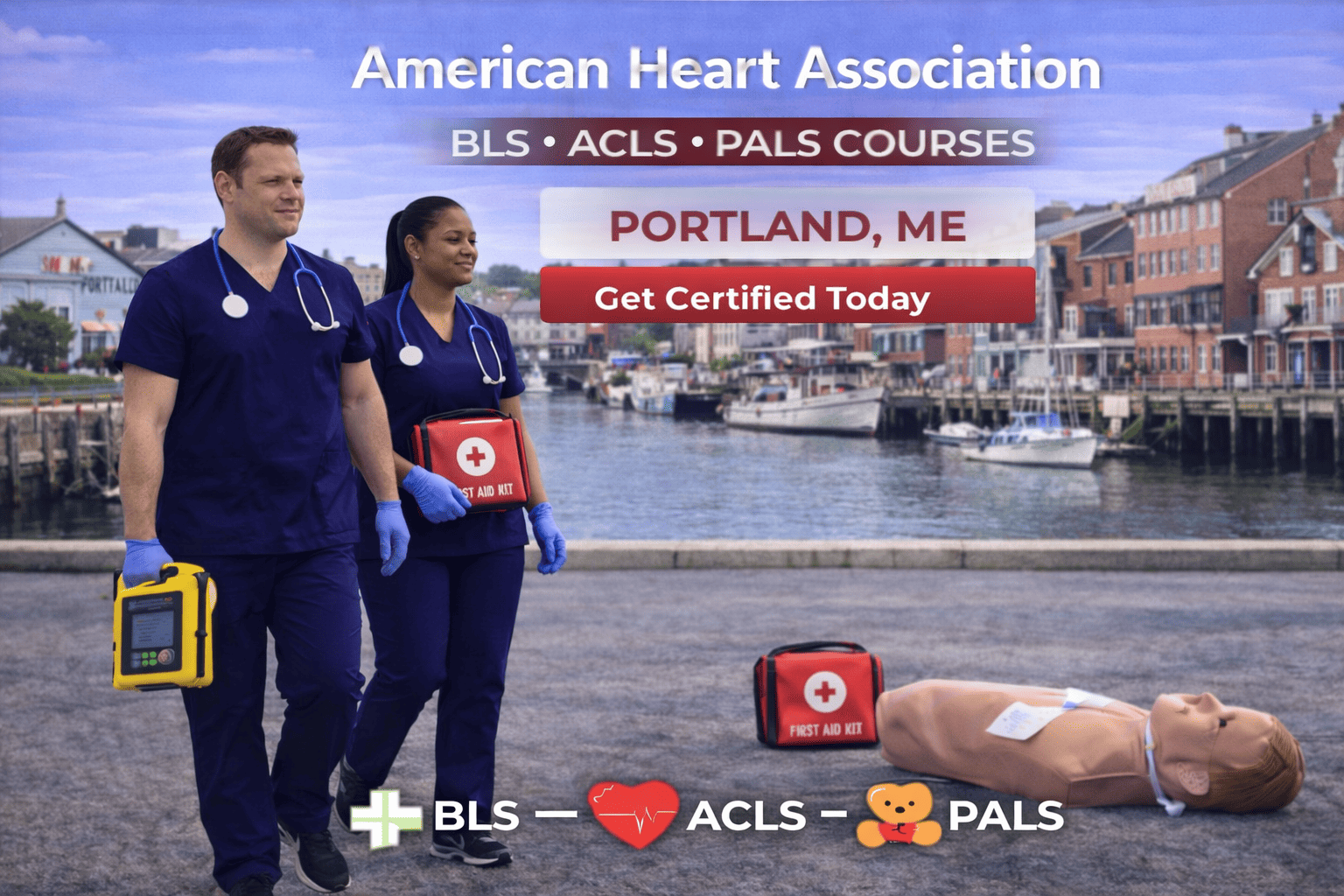 Portland, ME CPR BLS ACLS PALS Course