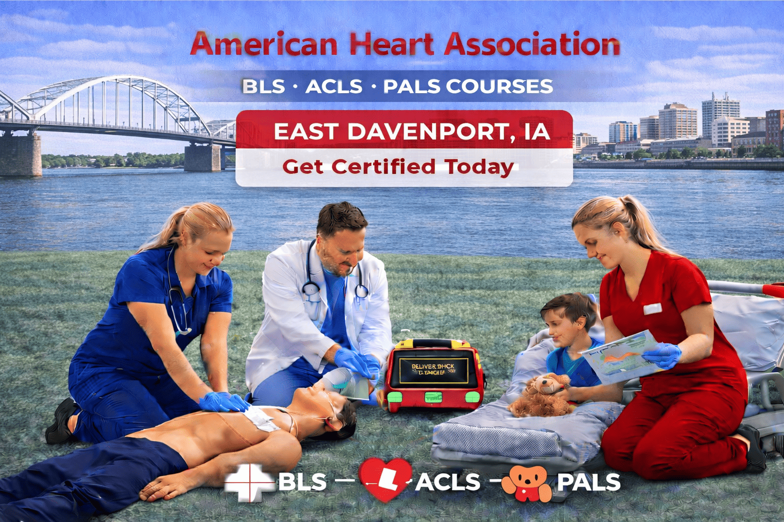 Davenport, IA CPR BLS ACLS PALS Course